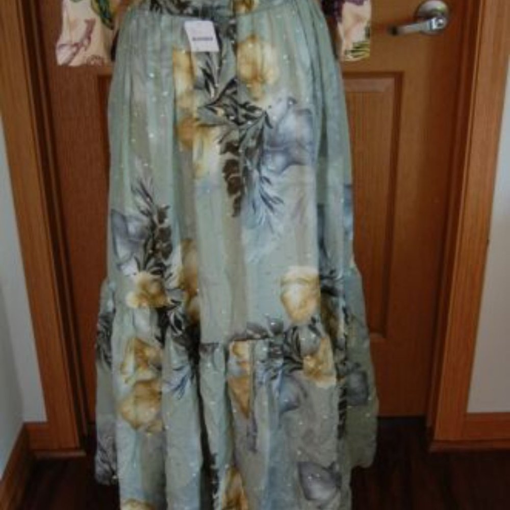 Free People Lover Le Jardin Maxi Skirt 10 NEW - Picture 7 of 10